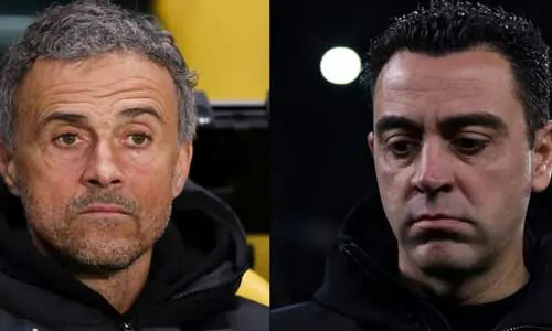 تغطية وأخبار لويس إنريكي ينتقد تشافي بسبب أسلوب لعب برشلونة - كورة جول