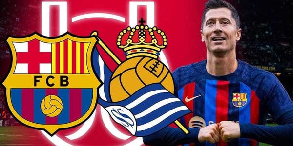 تغطية وأخبار موعد مباراة برشلونة و ريال سوسيداد في الدوري الإسباني 2023-2024 - كورة جول